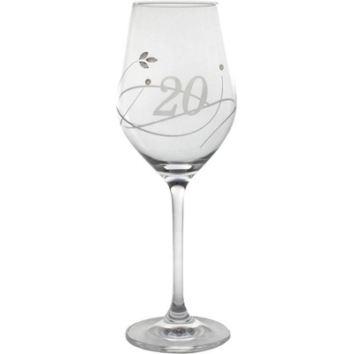 Swarovski Sklenice na víno s krystaly jubileum 20 360 ml
