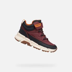 Geox Винена детска котникова обувка Geox Flexyper Plus Geox | Cherven | Момчешки | 36