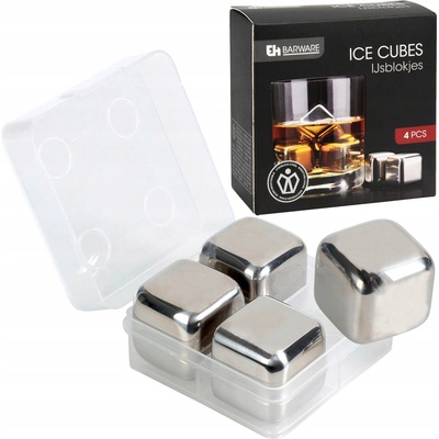 Excellent Houseware Kovové chladící kostky Cubes sada 4ks