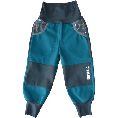 DupeTo zateplené softshellové kalhoty Auta