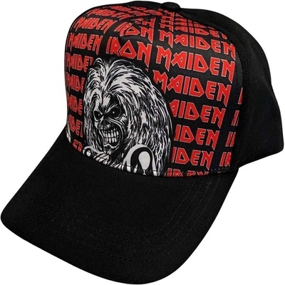 Iron Maiden Eddie Logo Repeat Шапка с козирка Black (IMCAP06B)