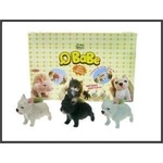Hipo-p. g. golda French Bulldog with peas 10cm mix of colors p24 B A155-DB HIPO, price for 1pc