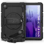 Tech-Protect Калъф с Дръжка за Samsung Tab A7 10.4", Tech-Protect Solid360 Case, Черен (6216990208515)