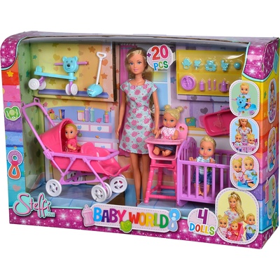 Simba Toys Кукла Simba Toys Steffi Love - Стефи, с три бебета (105736350)