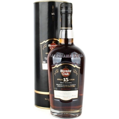 Havana Club Añejo 15y 40 % 0,7 l (tuba)