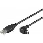 PremiumCord Cable USB PremiumCord USB-A - microUSB 2 m Black (ku2m2f-90)