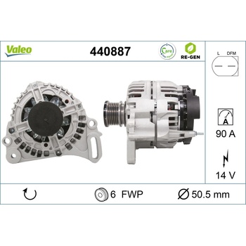 Alternátor VALEO 440887