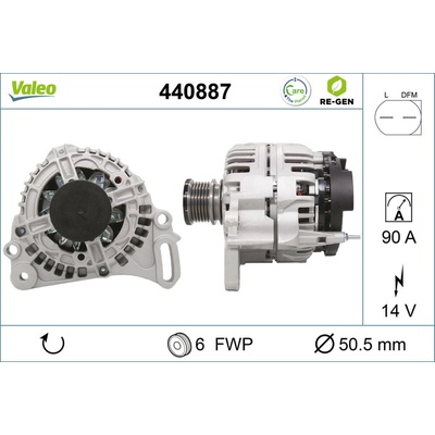 Alternátor VALEO 440887