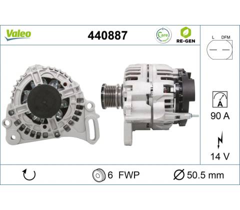 Alternátor VALEO 440887