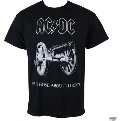 Tričko metal Razamataz AC-DC For Those About To Rock čierne