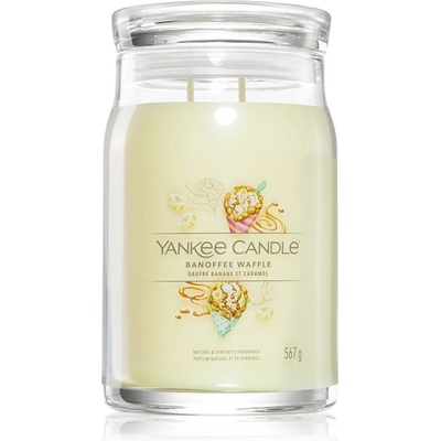 Yankee Candle Banoffee Waffle ароматна свещ Signature 567 гр