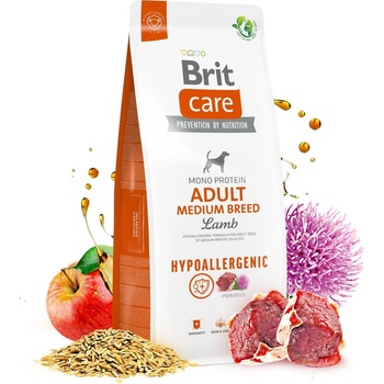 Brit Care Hypoallergenic Adult Medium Breed Lamb 12 kg