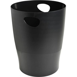 EXACOMPTA Кошница за хартия, 15 литра, PP, EXACOMPTA „Ecobin Economy, черна 453014D (453014D)