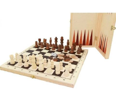Longfield Šachy a Backgammon set