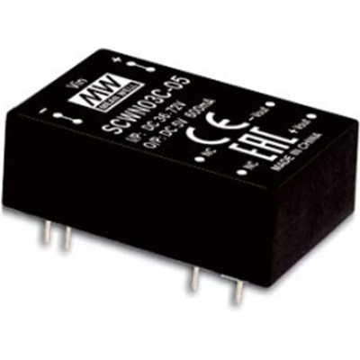 Mean Well SCWN03B-05 Měnič DC/DC modulový 3W 5V