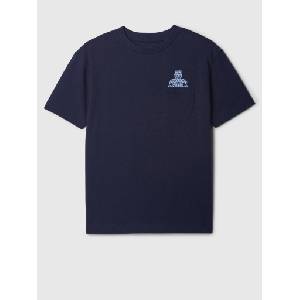 GAP Детска тениска Brannan Bear с джобче GAP GAP | Sin | Момчешки | 140/146