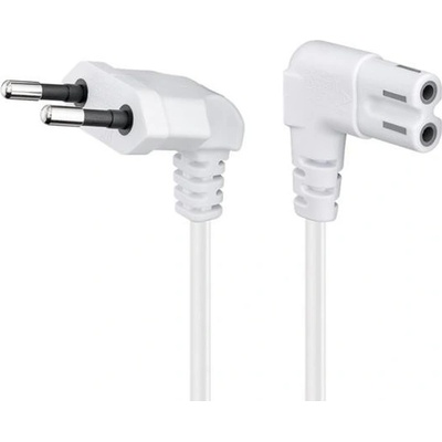 PremiumCord 230V k magnetofonu se zahnutými konektory 0.75m