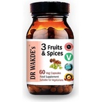 DR WAKDE’s 3 Fruits & Spices / 3 Плода & Подправки Аюрведа, 60 капсули DR WAKDE’s (HS001 (131579))