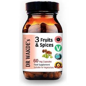 DR WAKDE’s 3 Fruits & Spices / 3 Плода & Подправки Аюрведа, 60 капсули DR WAKDE’s (HS001 (131579))