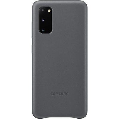 Samsung Galaxy S20 Leather cover light grey (EF-VG980LSEGEU)