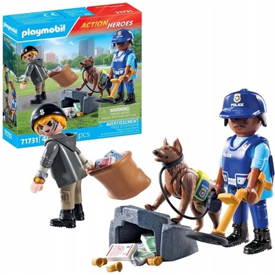 Playmobil 71731 Policejní pátrání se psem
