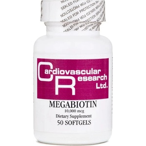 Ecological Formulas Мега биотин 10000 g 50 софтгел капсули | Ecological Formulas (67947 EF)