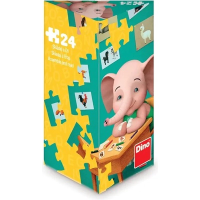 Dino - Puzzle Sloník Mio - 1 - 39 piese