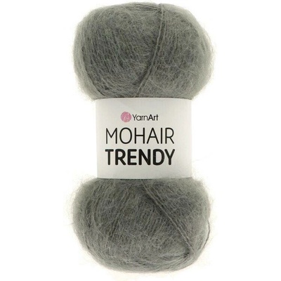 YarnArt Mohair Trendy 114 šedá