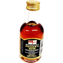 Pusser´s Rum Gunpowder Proof 54,5% 0,05 l (čistá fľaša)