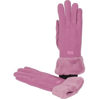 Image 1 of Дамски ръкавици във виолетово с пухче