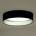 Duolla - LED Плафониера ROLLER LED/24W/230V Ø 45 см черен/сребрист (DU605342)
