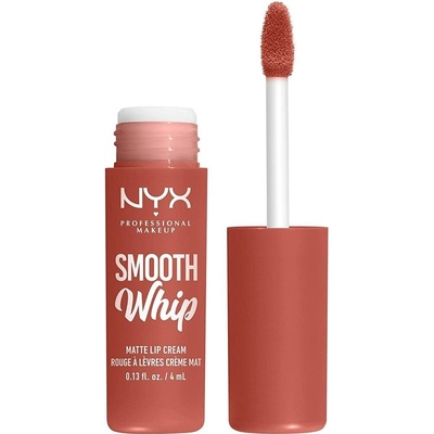 NYX Professional Makeup Smooth Whip Matte Lip Cream zamatový rúž s vyhladzujúcim efektom 07 Pushin' Cushion 4 ml