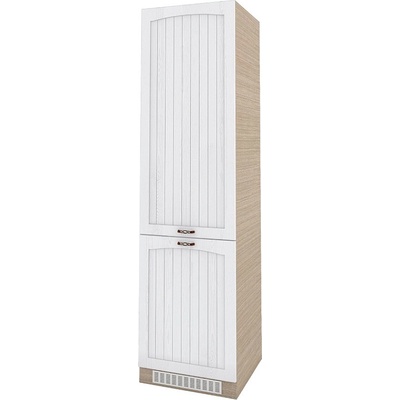 ИРИМ Колонен кухненски шкаф за вграден хладилник Сити МФ-Бяло фладер-04-100 ляв 60 см