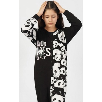 Dětský overal Good vibes only černá