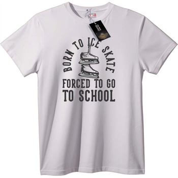 NOONEBRAND Тениска Роден за кънки, принуден в училище - 6XL, Black
