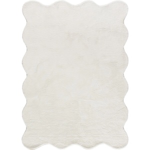 Universal Бял килим подходящ за пране 120x170 cm Mellow - Universal (51135)