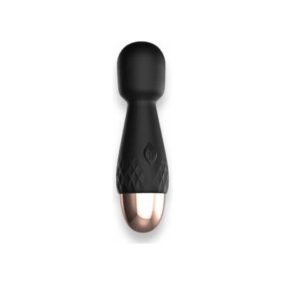 Boss of Toys Power Escorts - Mini Wand De Luxe - Black - 11, 6 Cm / 4.5 Inch Silicone Wand Massager