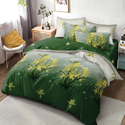 EmonaMall Двулицево спално бельо EmonaMall, 6 части - Модел S15892 (S15892-33333d)