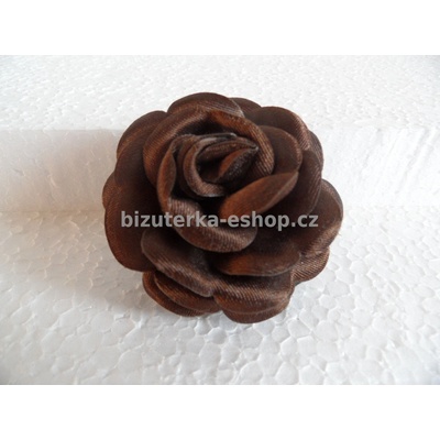 Bizuterka-eshop.cz květ hnědý BZ-03383