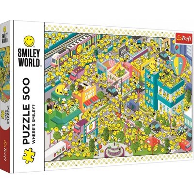 TREFL Smiley: Kde je Smiley? 500 dílků