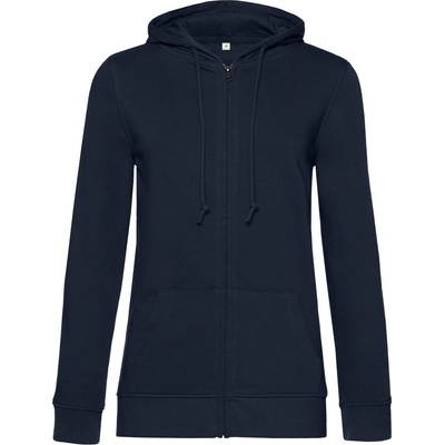 B&C Collection B&C INSPIRE ZIPPED HOOD WOMEN / Дамски суичър с качулка - тъмносин L (01W36Bu3403)