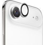 Blueo Протектор - Камера за iPhone 17 Air - Син - Оригинална метална рамка със стъклени лещи - Прозрачен