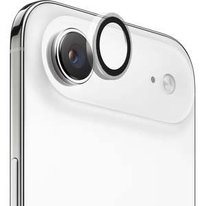 Blueo Протектор - Камера за iPhone 17 Air - Син - Оригинална метална рамка със стъклени лещи - Прозрачен