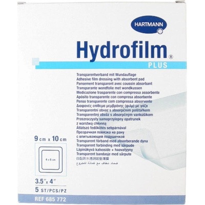 HYDROFILM Náplast fixační PLUS 9x10cm/5 ks