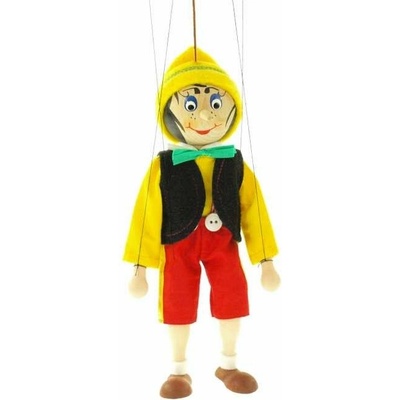 Česká dřevěná hračka drevená bábka veľká Pinocchio