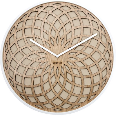 NeXtime Стенен часовник Sun Big бежов (3149BE)