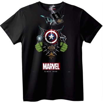 NOONEBRAND Тениска Marvel Отмъстителите Герои - L, White