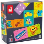 Janod Настолна игра Dominoes Musical Instruments - Детска (J02623)