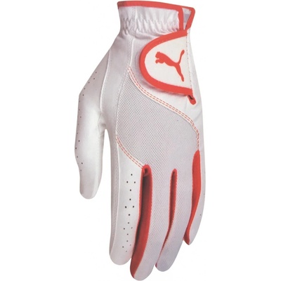 Puma Sport Performance Junior Golf Gloves bílo/oranžová Pravá S