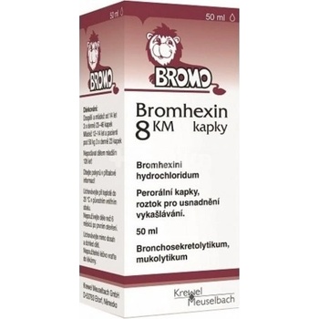 Bromhexin 8-kvapky KM sol.por.1 x 100 ml